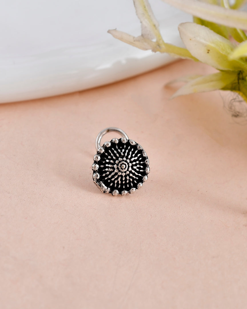 KEYA OXIDISED PIERCING NOSEPIN COMBO OF 6