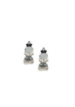 Load image into Gallery viewer, Anya Jhumka Stone Earrings
