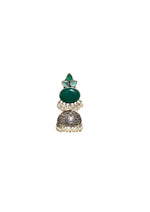 Load image into Gallery viewer, Anya Jhumka Stone Earrings