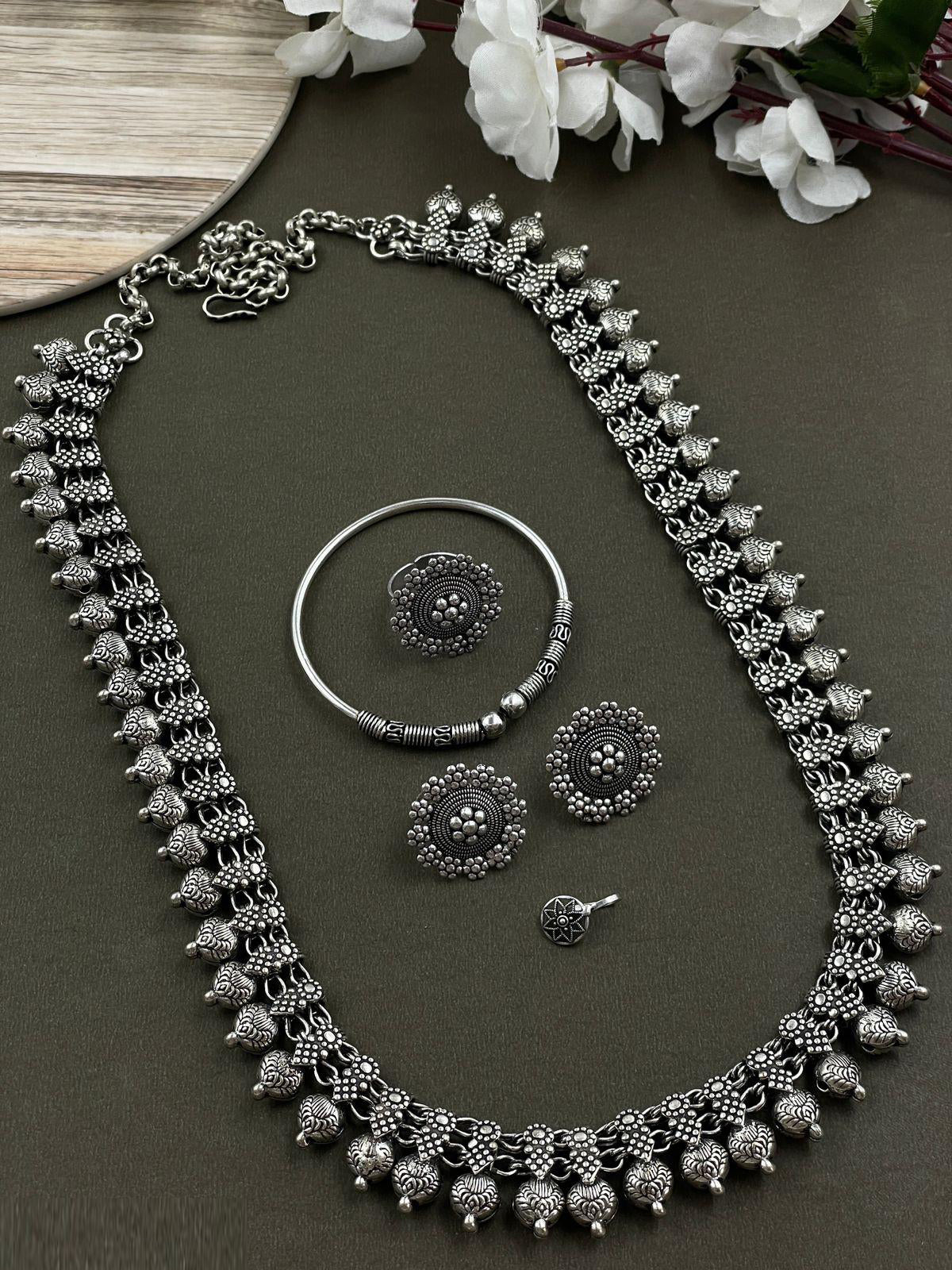 KEYA OXIDISED HERAM JEWELLERY SET COMBO