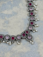 Load image into Gallery viewer, Reha Stone Necklace Set