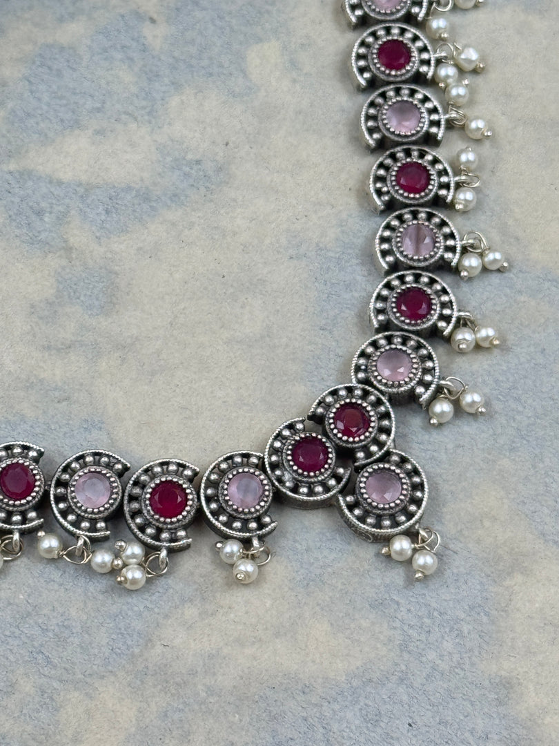 Reha Stone Necklace Set