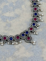 Load image into Gallery viewer, Reha Stone Necklace Set