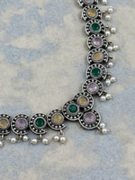 Load image into Gallery viewer, Reha Stone Necklace Set