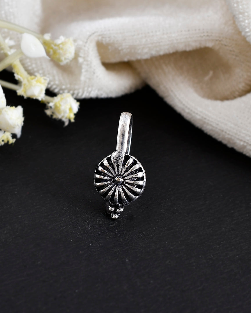 SARA OXIDISED CLIP ON NOSEPIN COMBO OF 6