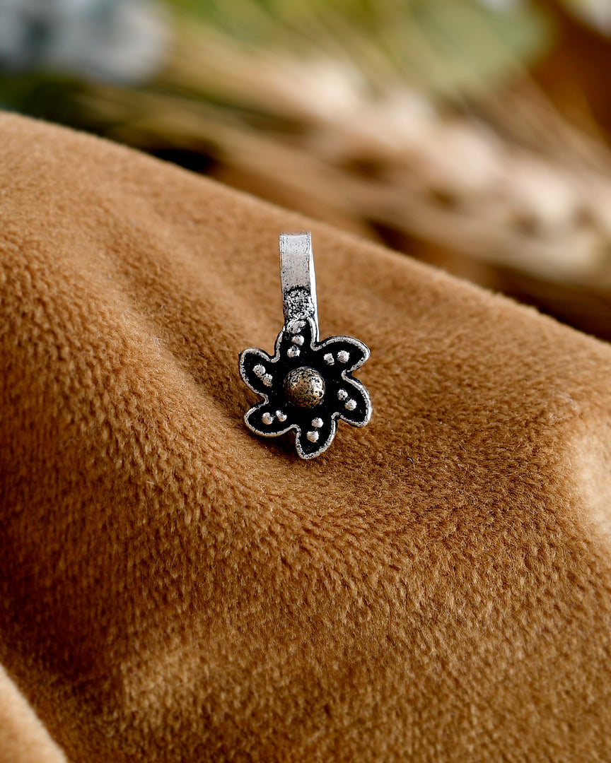 VISHVA OXIDISED CLIP ON NOSEPIN COMBO OF 6