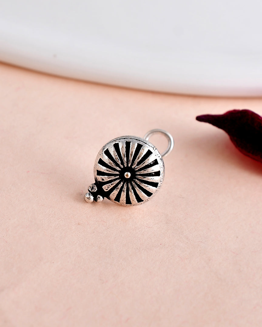 KHUSBOO OXIDISED PIERCING NOSEPIN COMBO OF 5