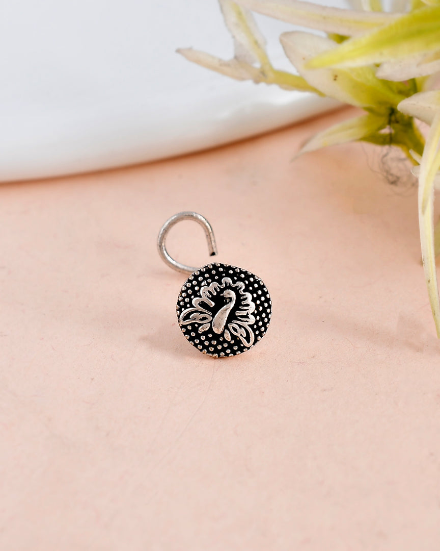 ANIKA OXIDISED PIERCING NOSEPIN COMBO OF 5