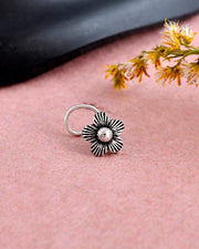 KISHNA OXIDISED PIERCING NOSEPIN COMBO OF 6